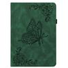 For OnePlus Pad Lite/Oppo Pad SE Case Butterfly Flower Imprint PU Leather Tablet Cover with Card Slots