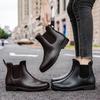 New Rain Shoes Short Tube Women's Fashion Trend Non-slip Water Shoes Wear Adult Rubber Shoes Waterproof Rain Boots