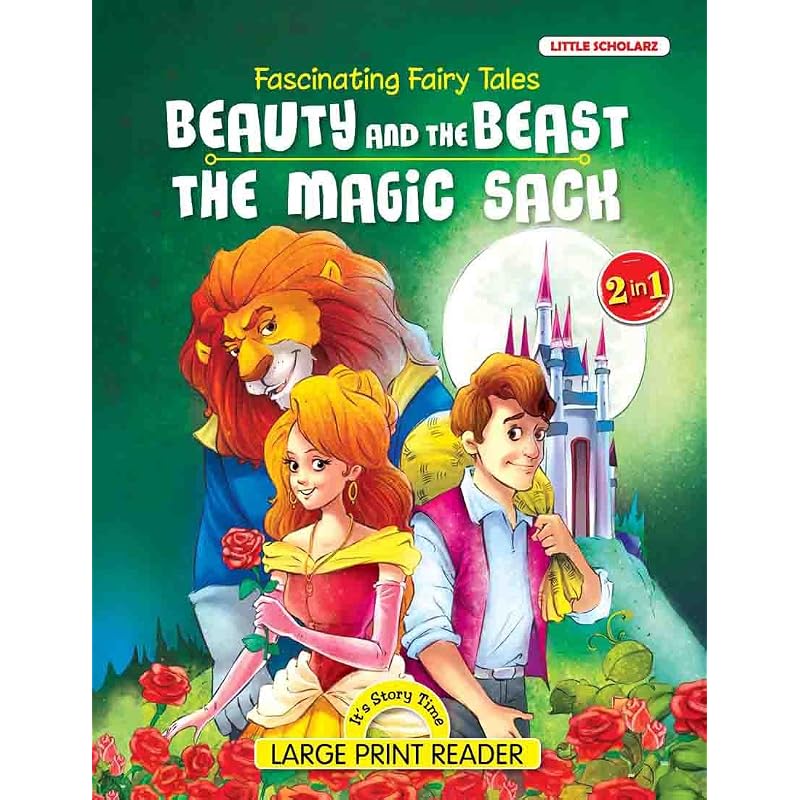 Beauty and the Beast & The Magic Sack | 2in1 Illustrated Fairy Tales | Paperback