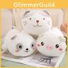Adorable Dingding Series Plush Pillow Soft Cartoon Stuffed Toy For Girls Panda And Pig