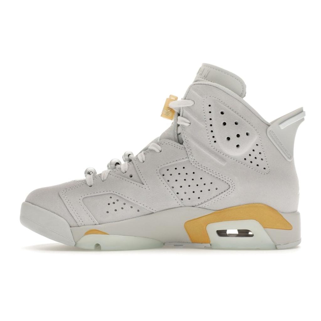 Женские кроссовки Air Jordan 6 Retro Craft Pearl серые, чисто-платиновые, ледниково-голубые DQ4914-074