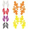 Multi-color Embroidery Lace Hollow Out Fabric Flower Patch Cloth Lace Applique Patch Iron-on Flower Piece DIY Lace Accessories