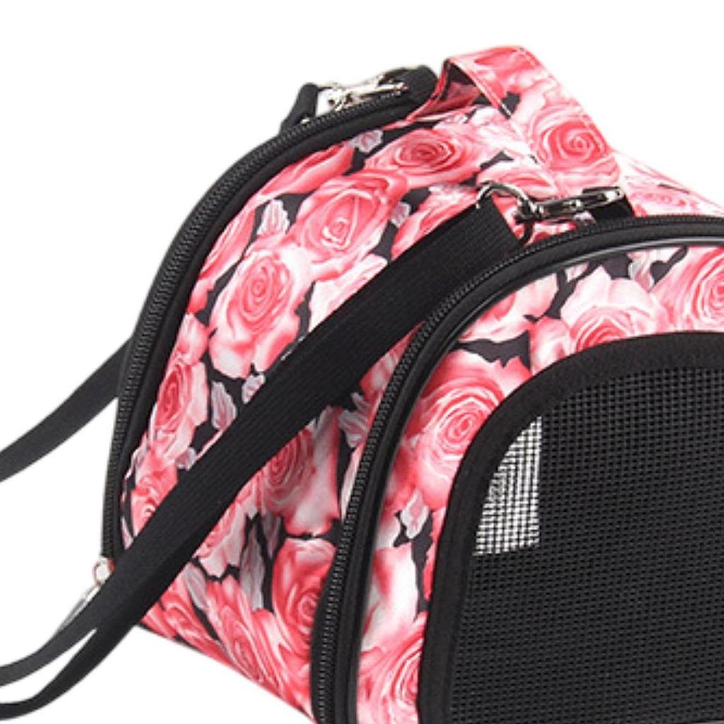 Сумка-переноска для хомяка, морская свинка, сетка, портативная, регулируемый ремень, дорожная транспортировка для