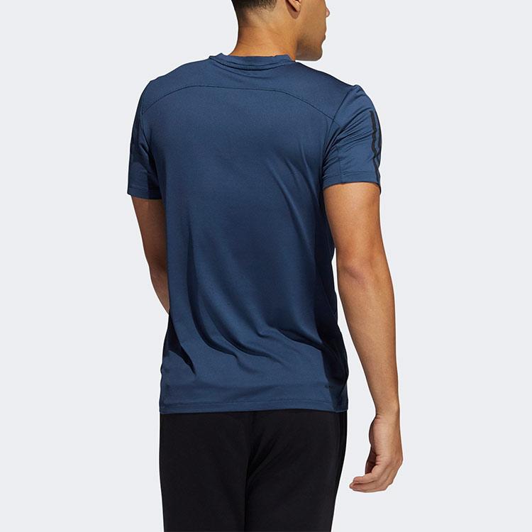 Adidas Футболка Aero3s Tee Pb Training Мужские топы Peacoat GQ2161