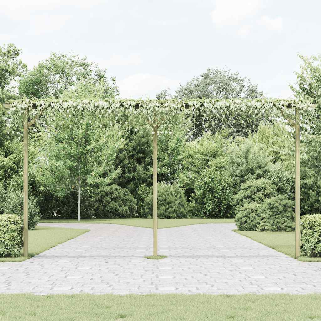 Garden Pergola 410 x 40 x 203 cm Wood