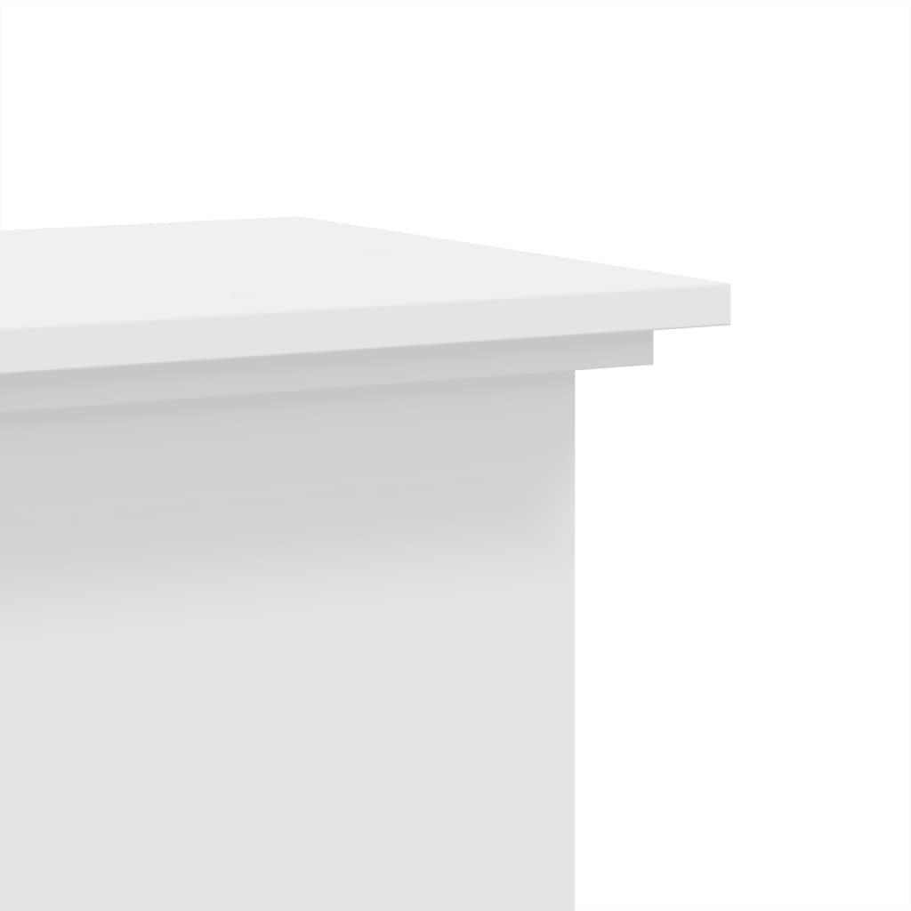 Plant Stand White 33x33x60 cm Particleboard