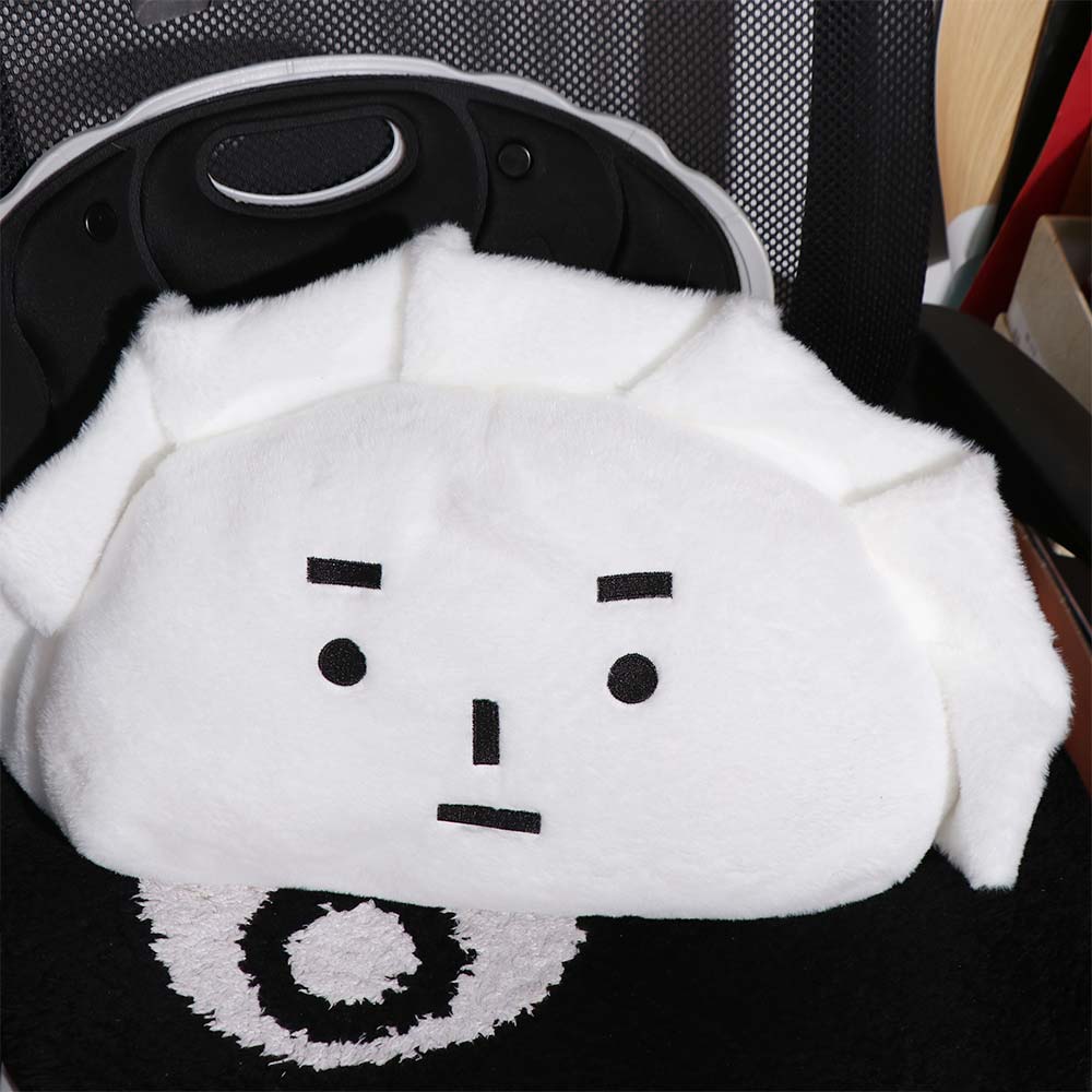 Cartoon Dumpling Expression Plush Cushion Comfortable Stuffed Doll  Children's Birthday Gift