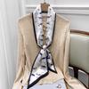New Spring And Autumn Fashion Sunscreen Scarf For Women, Narrow, Long, Sharp Corner Professional Small Scarf, Decorative Tie Bag Hair Strap