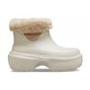Crocs Ботинки Stomp на подкладке Удобные Прочные Короткие ботинки Женские ботинки Белые 208718-160