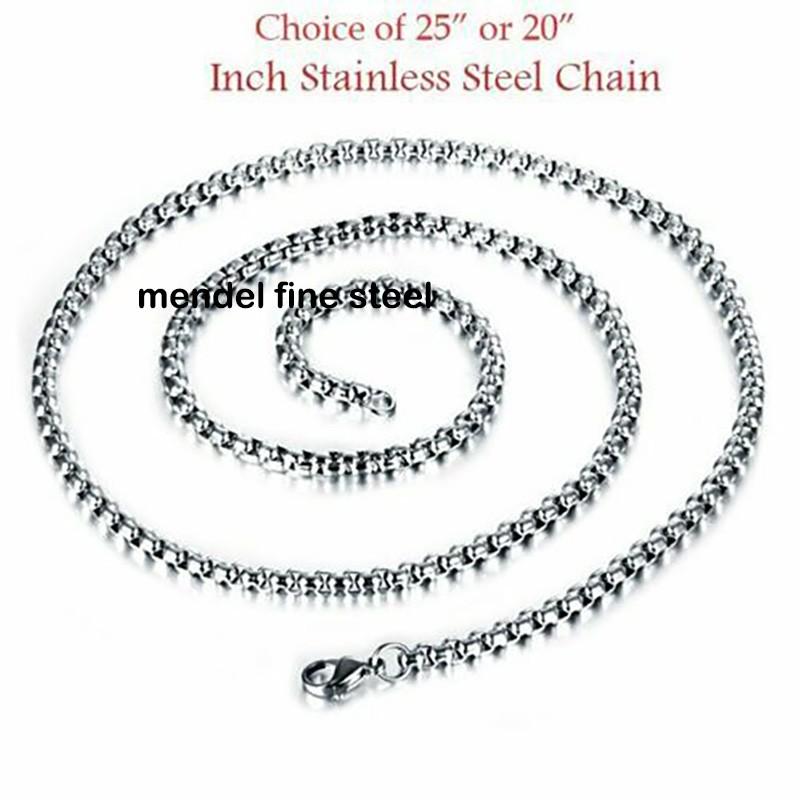 Mens Stainless Steel Viking Dagger Knot Amulet Sword Pendant Necklace Men