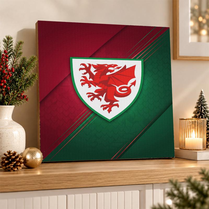 Wales Rugby Diamond Painting Kit 5D Full Drill DIY Diamond Mosaic Wall Art Home Decor