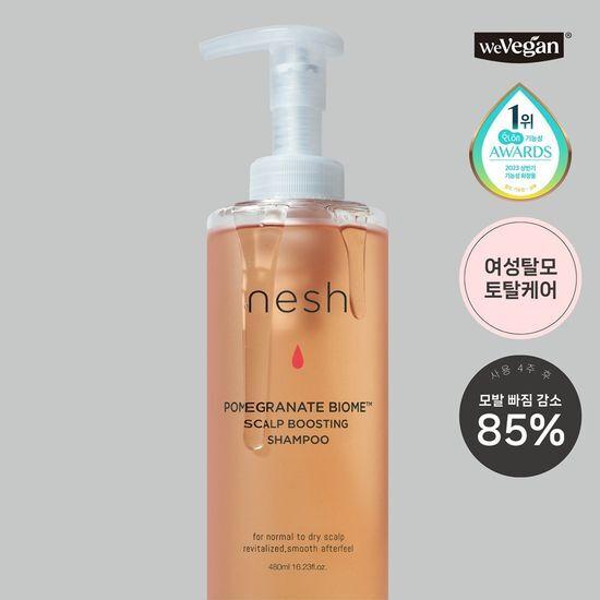 Nesh Pomegranate Biome Scalp Boosting Shampoo 480ml