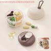 4 Grids Small Pill Cases Organizer Box Weekly Travel Pill Organizer Portable Pocket Pill Case Holder Plastic Container Box