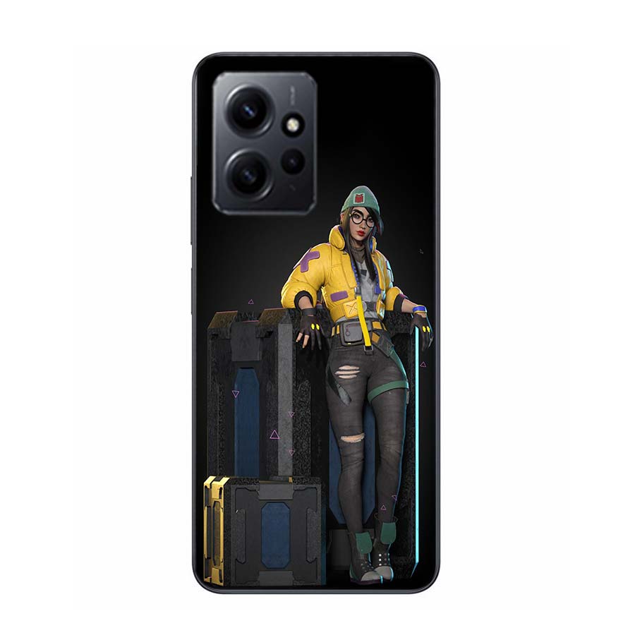 Valorant Killjoy Phone Case For Redmi Note 14 15 Pro 5G 13 12 Pro Plus 11 11T 11E 11S 10 Pro 10S 9 9S Cover Cell Clear TPU Capa