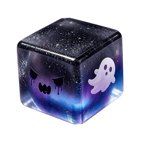 Stress Cube Fidget Toy Halloween Toy, Ghost Pumpkin Eyeball Squeeze Party Favors Anxiety Relief Sensory