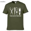 Clothing Summer Fashion Hairdresser T Shirt Men Short Sleeve Cotton Barber Weapons T Shirt Tops