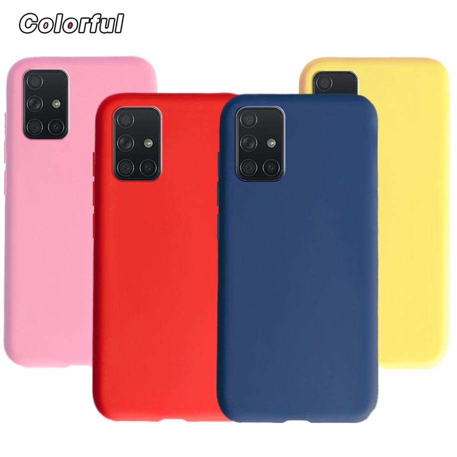 For Samsung A51 A71 Case 2019 High Quality Slim Soft Silicone Cover For Samsung Galaxy a71 SM-A715F A 71 a51 SM-A515F/DSN Bumper