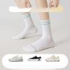 Параллельные брусья, Бег, Женские носки до середины икры, Дышащие и амортизирующие, Махровое дно, Марафон, Пеший туризм, Велоспорт, Компрессионные длинные носки