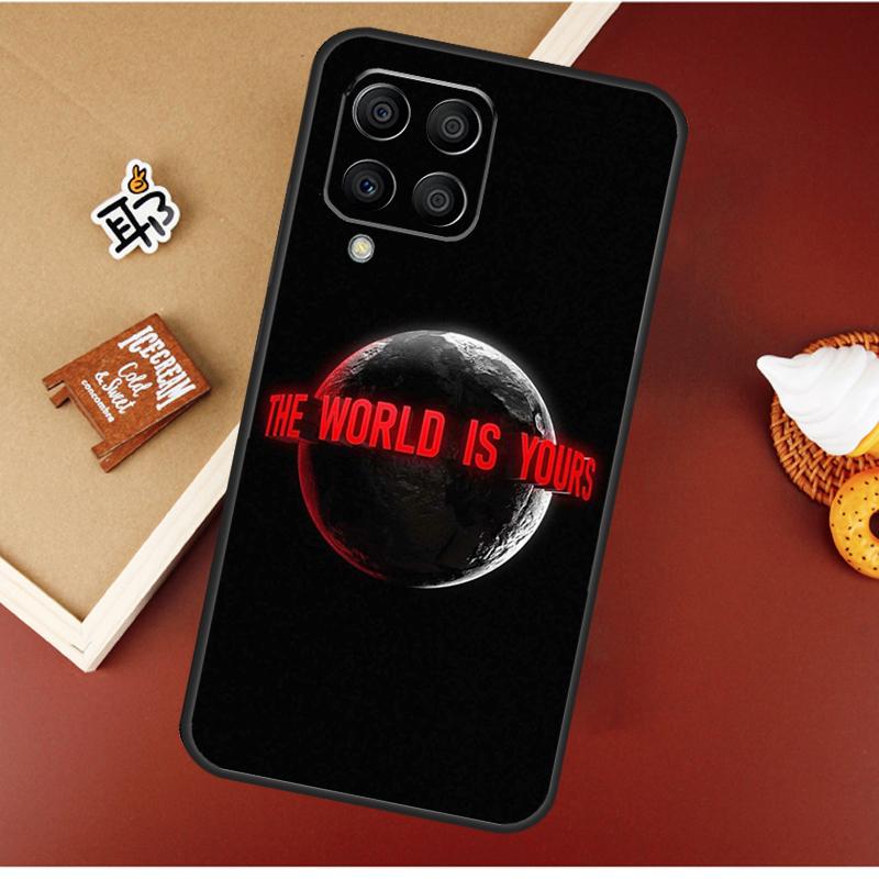 Scarface The World Is Yours Case For Samsung Galaxy M55 M35 M15 M56 M36 M16 M06 M31 M13 M33 M53 M12 M32 M52 M14 M34 M54