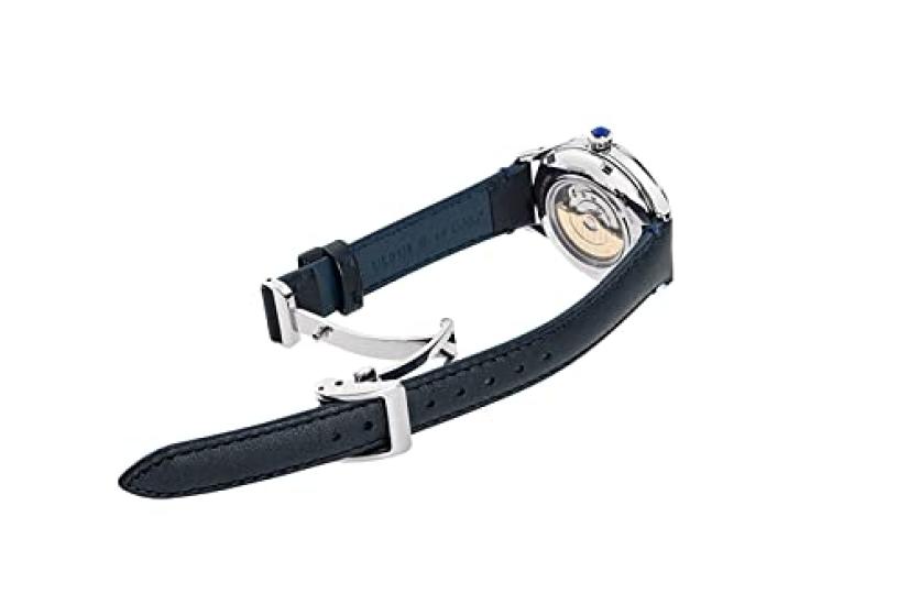 Orient Женские автоматические часы Star RK-ND0012L, Классические, Полускелетон, Механические, Сделано в Японии, с 2-летней гарантией производителя, Открытое сердце,
