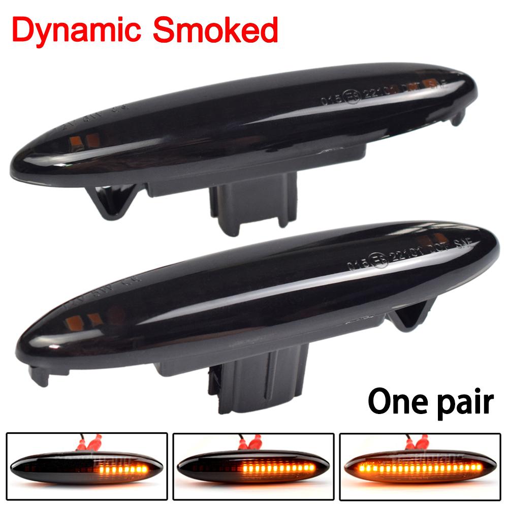LED Dynamic Turn Signal Blinker Side Marker Light For Lexus IS250 IS350 for Toyota MARK X REIZ CROWN UZZ40 Highlander Camry 40