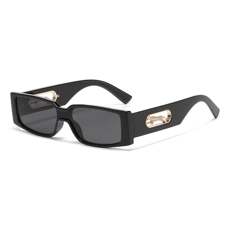 Resplendent Small Square-Framed Sunglasses Outdoor Travel Beach Ladies And Gentlemen Stage Performances Uv400 Shades Glasses