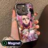 Jewelry Bonney Phone Case for iPhone 17 16 15 14 13 12 11 Air Pro Max Plus Colorful Silver MagSafe Cover