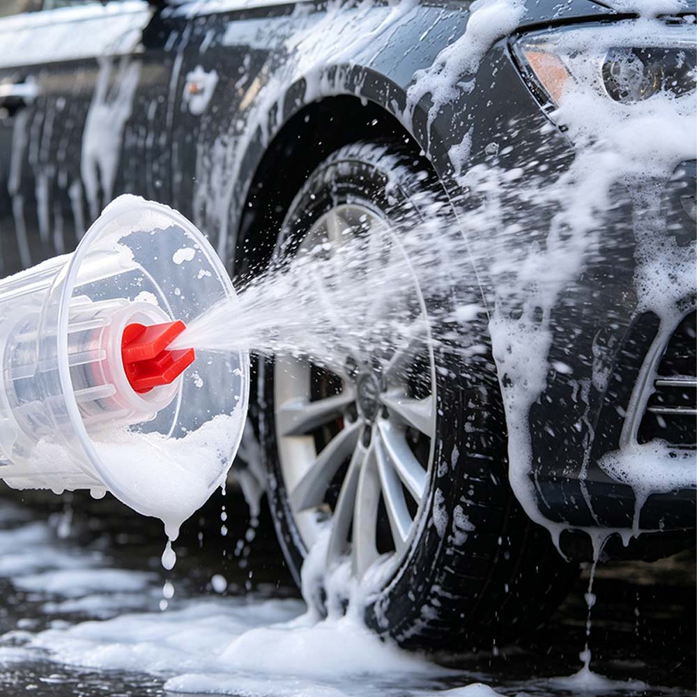Windproof Foam Nozzle Flower Watering Car Wash Nozzle Auto Cleaning Spray Nozzle Windscreen