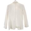 Celine Приталенный жакет с длинным рукавом 38 Белый система Женский Б/у