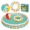 3in1 Children's Pool 122 X 20 Cm + WHEEL + BALL Bestway 51124