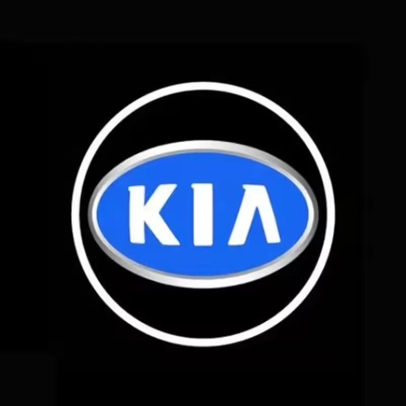 BXAOK1 2pcs LED Car Door Projector Light Car Accessories For Kia Stinger Sportage Picanto Stonic Forte 5 3 4 K7 K5 K8 K3 Soul K9 Seltos