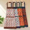 Wear Resistant Printed Apron Waterproof Women Waist Workwear Chef Apron  Barbecue
