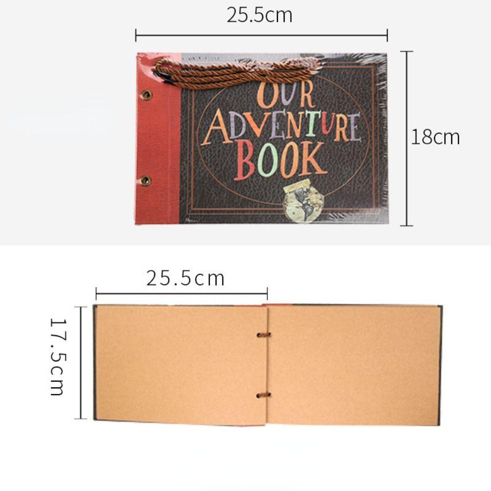 Многоразовый фотоальбом с приключениями, утолщенная юбилейная книга, многофункциональные книги на память для путешествий