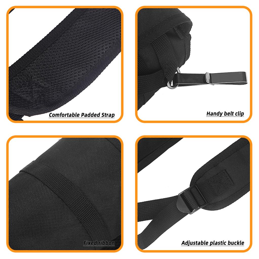 Archery Back Arrow Quiver Holder with Belt Clip for Youth Arrows Holder Case