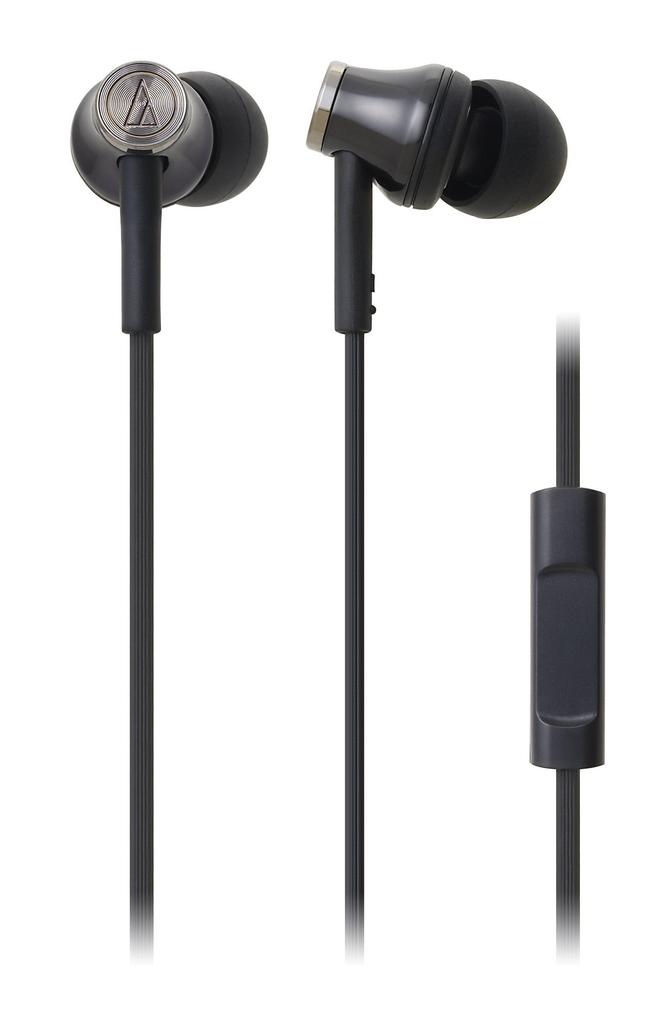 Audio Technica Inner Ear Headphones for Smartphones Black ATH-CK330iS BK