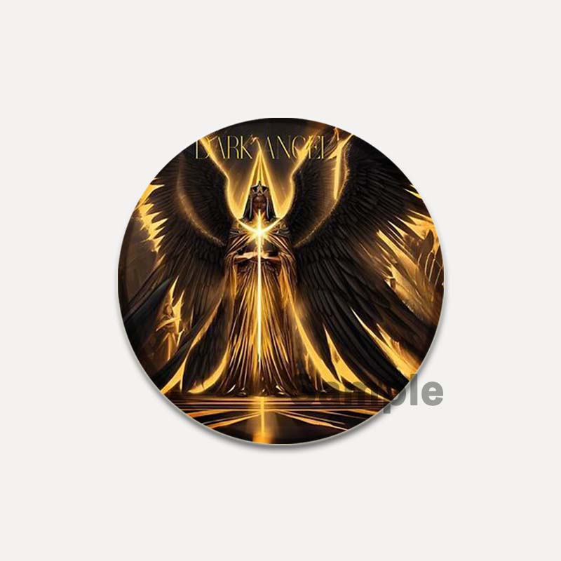 32/44/58 мм Король обезьян/Сунь Укун круглые булавки мультфильм Темный ангел/череп брошь индивидуальный значок ручной работы красивые аксессуары ювелирные изделия подарки