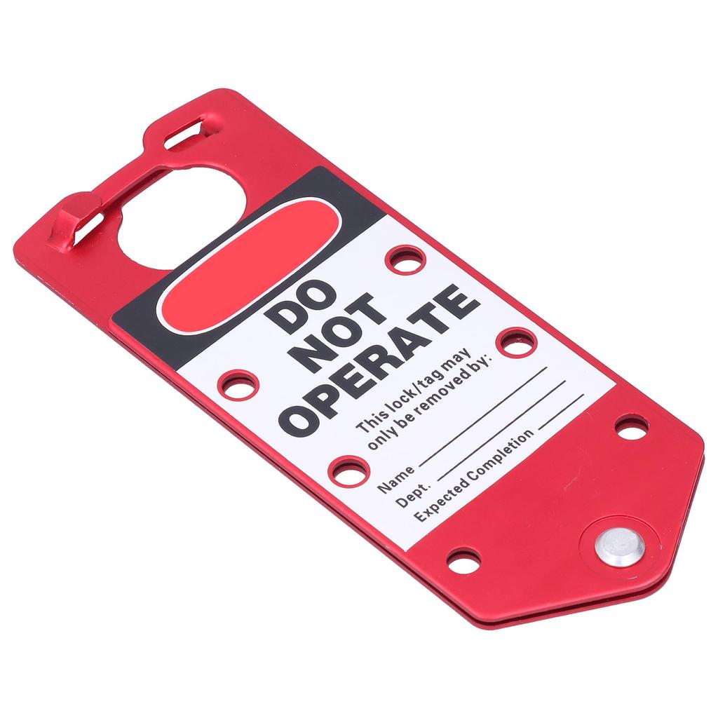 Lockout Hasp Portable Point Controlled Splicing Repeatable Label Porous Lockout Tagout Hasp
