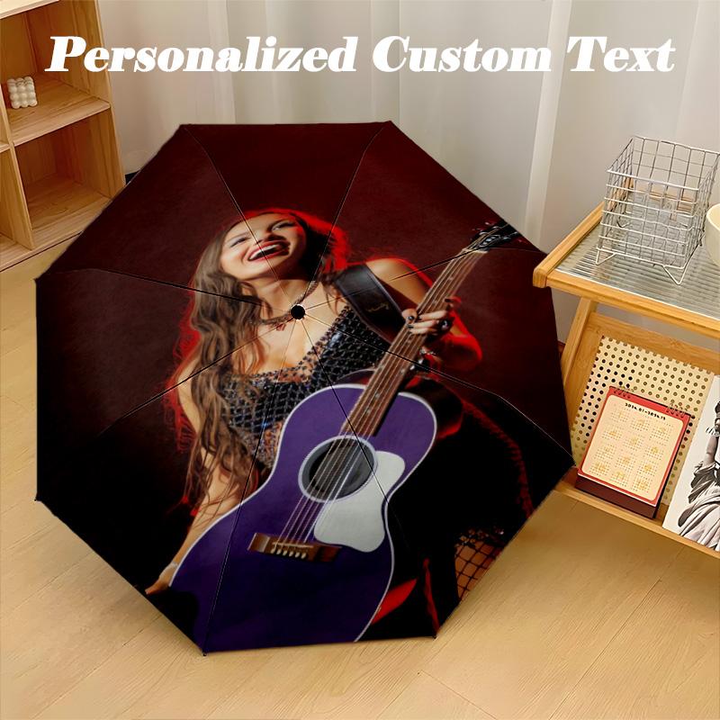 Портативный самоскладывающийся зонт, водонепроницаемый зонт Olivia Rodrigo с 8 спицами для кемпинга и поездок на работу