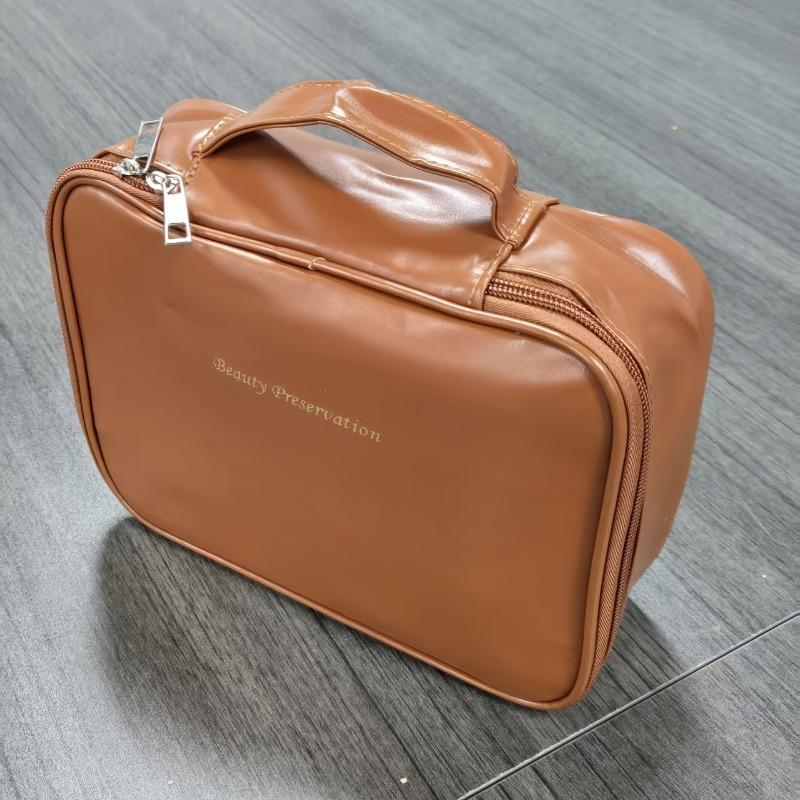 1 шт. многослойная съемная косметичка большой вместимости, дорожная сумка для хранения косметики с отделением для кистей, унисекс, портативная, необходимая для красоты, маленькая сумка,