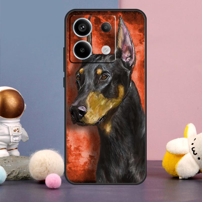 Dachshund Doberman Dog Case For Xiaomi Redmi Note 13 9 10 11 12 14 15 Pro Plus Redmi 15 15C 14C 10C 12C 13C Cover