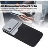 Phone Microscope Lens, HD 400x Zoom Phone Micro Lens Attachment, Adjustable All Inclusive Design Quick Focus with LED Light for 14 Pro