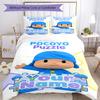 Pocoyo Personalized Text Duvet Cover Set Design for Decorate room Wrinkle Resistant Custom Room Decor Perfect Gift for Friends Family