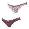 Упаковка 2 мини-трусиков из хлопка 1031034 для женщин