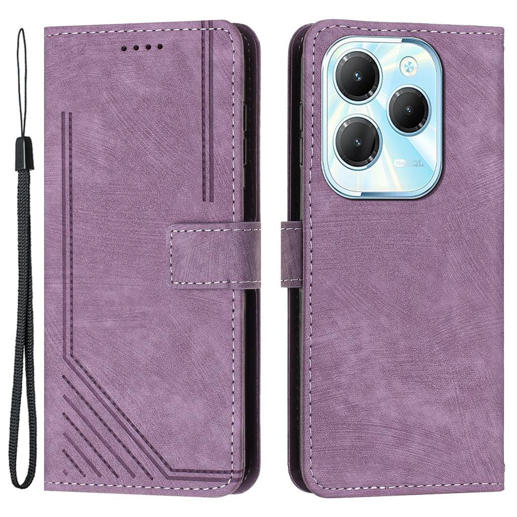 Для Infinix Hot 40/Hot 40 Pro Чехол-книжка из ПУ кожи, кошелек, чехол для телефона, функция подставки