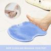 Reusable Shower Back Scraper Cleaning Brush Shower Bathroom Non-slip Wash Foot with Sucker Bath Massage Foot Exfoliating Brush Pad