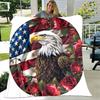 1pc American Bald Eagle Poster blanket, al season lightweigh Poster blanket home office outdoor nap multifunc Poster blanketional blanket