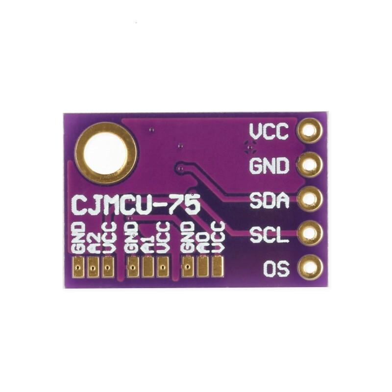 LM75 CJMCU-75 Модуль датчика Датчик температуры Высокоскоростной интерфейс I2C IIC Высокоточный LM75A