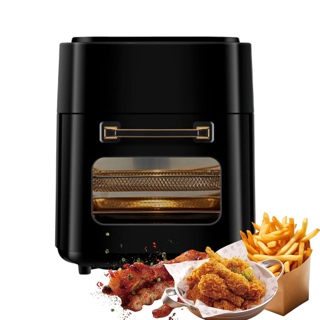1400 Вт 15 л Большая вместимость фритюрница без масла Автоматическая бытовая кухонная конвекционная печь 360Baking Фритюрница без масла