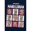 Star Wars The Mandalorian Childrens/Kids Grogu Squares Pullover Hoodie
