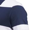 adidas Рубашка поло в полоску регби Colorblock для мужчин, топы, синяя, белая IU4353